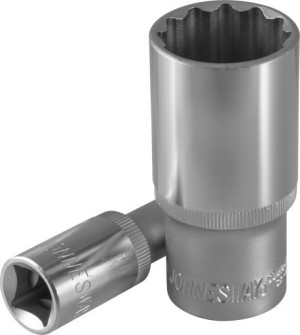 Nasadka długa 1/2" 12-kątna 8mm