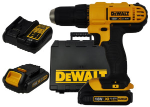 Wiertarko-wkrętarka xr 18v 2aku. walizka dewalt