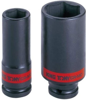 Nasadka udarowa długa 1/2" calowa 1-1/16" x 80mm 6 kąt