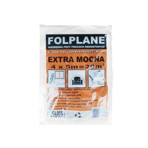 Folia malarska budowlana ochronna 4x5m extra mocna