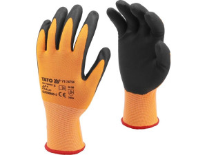 Rękawice ochronne nylonowe 15g powlekane do obsługi smartfona, rozmiar 9