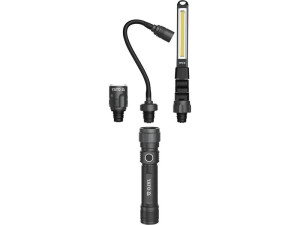 Lampa warsztatowa zestaw 3w1 wymienne głowice yato