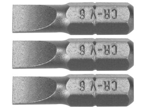 Bity 1/4"x25 mm, 6mm 3 szt 65482 sthor