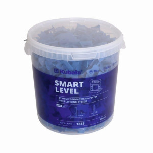 Klipsy smart level 1.0mm 800 szt. + wiadro 20l kubala