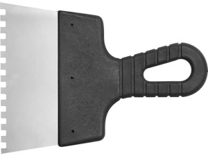 Szpachla nierdzewna 150 mm ząb 8 x 8mm 06300 vorel