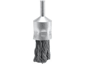 Szczotka czołowa z trzpieniem 22 mm, drut splatany 06995 vorel