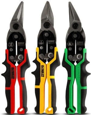 Zestaw szczypiec dźwigniowych do blachy 255mm dewalt
