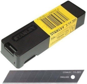 Ostrza ostrze wymienne 18mm 10szt plastik opakowanie stanley