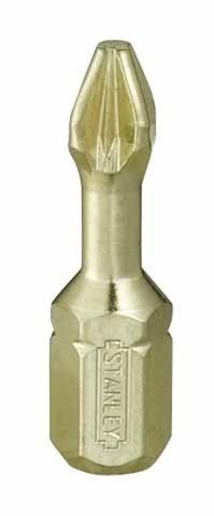Końcówki pz2 50mm torison hard stanley bity 6szt