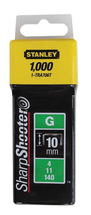 Zszywki typ g 10.6mm 1000szt. 10mm stanley