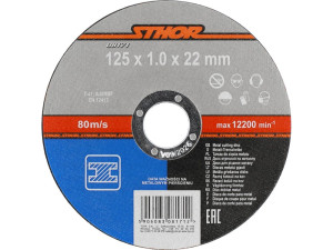 Tarcza do cięcia metalu 125 x 1 x 22 mm 08171 sthor