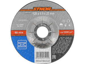 Tarcza do szlifowania metalu 125 x 6,0 x 22 mm 08191 sthor