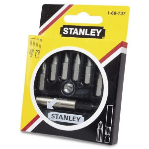 Końcówki 1/4" 7szt komplet bity stanley
