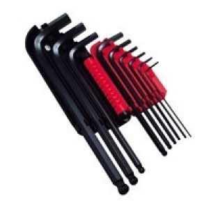 Klucze imbusowe 1,5-10mm 9cz kuliste imbusy stanley