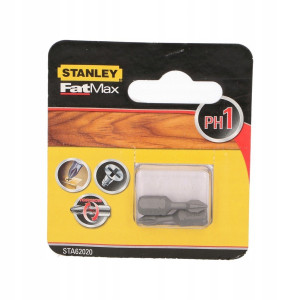 Końcówki wkrętarskie 2szt -ph1 25mm bity stanley