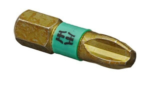 Bit krzyżakowy ph3 x 25mm twardy grot wera