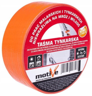Taśma tynkarska 48mmx50m pomarańczowa / inter-s