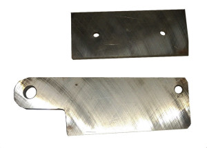 Noże do nożyc stołowych do cięcia blachy 2mm.