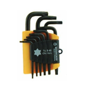 Klucze torx t8-t40 9 sztuk beargrip imbusy solidne