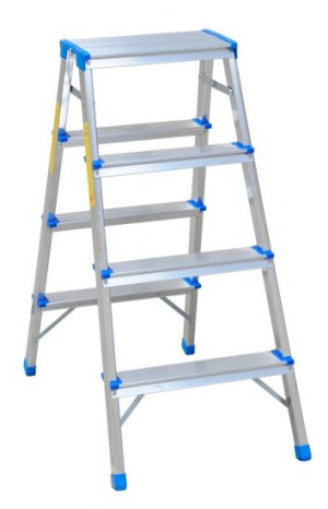 Drabina rozst dwustr.-taboret 3+1 /0,90m/