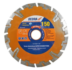 Tarcza diamentowa super segment 150mm dedra