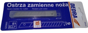 Ostrza wymienne łamane 9mm 10szt dedra