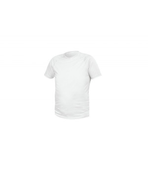 T-shirt poliestrowy biały s seeve