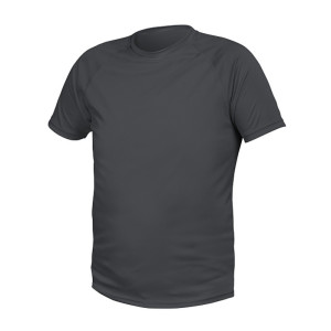 T-shirt poliestrowy grafitowy xl seeve