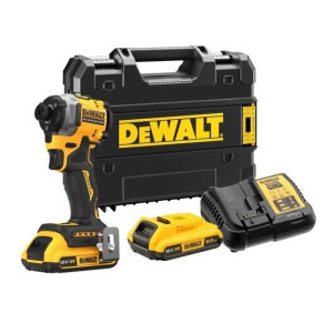 Akumulatorowa zakrętarka udarowa 18v xr 2x2ah dewalt