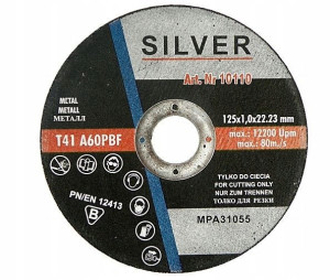 Tarcza do cięcia stali 125x1,0 prof-flex
