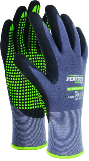 Rękawice nylonowe rozmiar 9 "nitrile flex dots"
