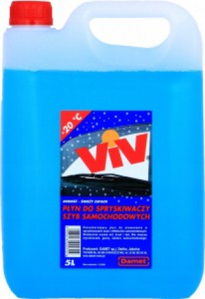 Płyn do spryskiwaczy -20c zimowy 5l niebieski ( etanol)