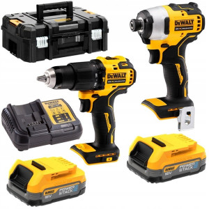 Zestaw dcd709 + dcf809 18v xr powerstack 2x1.7ah