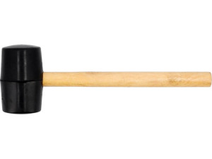 Młotek gumowy 450g fi 55mm trzonek drewniany vorel