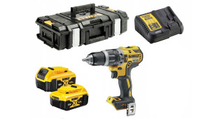 Akumulatorowa wiertarko-wkrętarka udarowa 2aku 5ah walizka ds150 dewalt