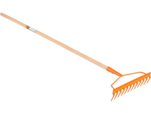 Grabie z trzonkiem ogrodowe 12 zębów flo 35757 flo
