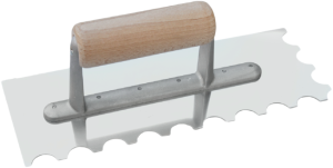Paca nierdzewna 266x102 mm ząb półokrągły stopka al uchwyt pd3