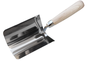 Kielnia nierdzewna kątowa wewnętrzna półokrągła 120 mm uchwyt kd1