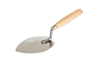 Kielnia nierdzewna sztukatorska łezka 140 mm uchwyt kd1