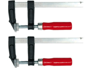 ścisk stolarski 200 x 50 mm ściski zestaw 2 sztuki