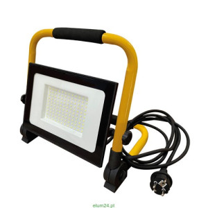 Naświetlacz led halogen roboczy przenośny z uchwytem lampa robocza 100w