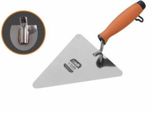 Kielnia nierdzewna trójkątna 200 mm uchwyt kg1 tytanx professional
