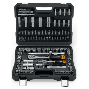 Zestaw narzędzi 108el. 1/4", 1/2" (6-kątnych) (4-32mm)