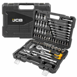 Zestaw narzędziowy 82el. 1/4" i 3/8" 4-22mm nasadki klucze bity grzechotki