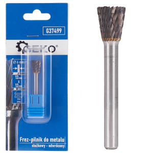 Frez-pilnik do metalu z węglika wolframu 12x12mm trzpień 6mm