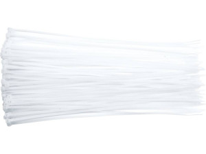 Opaski plastikowe 430x4,8 100szt. białe vorel