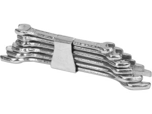 Klucze płaskie 6-22mm,kpl.8 szt. clip zestaw vorel