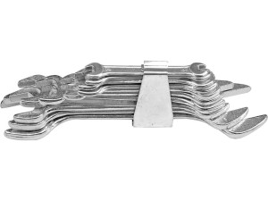 Klucze płaskie 6-32 mm, kpl.10 szt. clip zestaw vorel