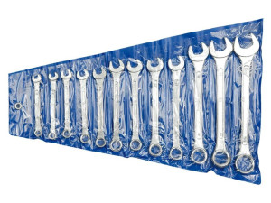 Klucze płasko-oczkowe 6-22mm, kpl.12 szt. etui 51620 vorel