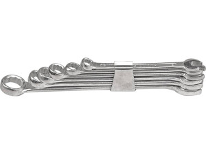 Klucze płasko-oczkowe 6-32mm, kpl.15szt. clip vorel